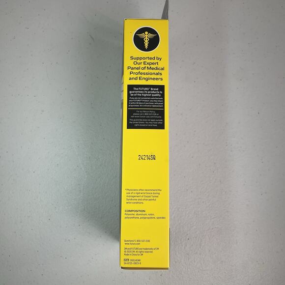 Futuro 3M Left Wrist Deluxe Stabilizer Firm Support Adjustable 5.5-9” Breathable - Picture 6 of 6